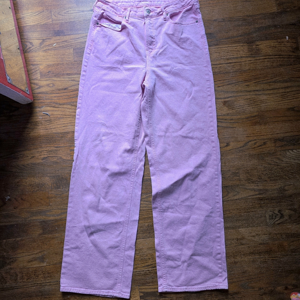 12 Tall• Old Navy • Sky-Hi Wide Leg Jeans P0018
